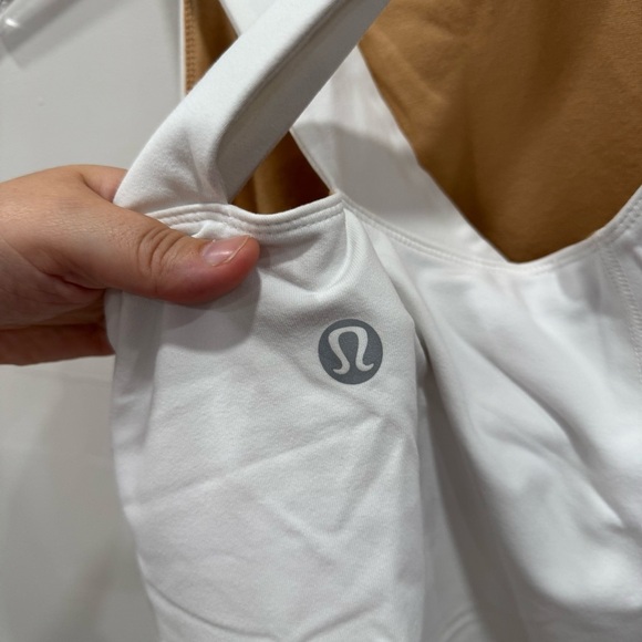 Lululemon White Crossback Tank Top XS - Picture 3 of 4